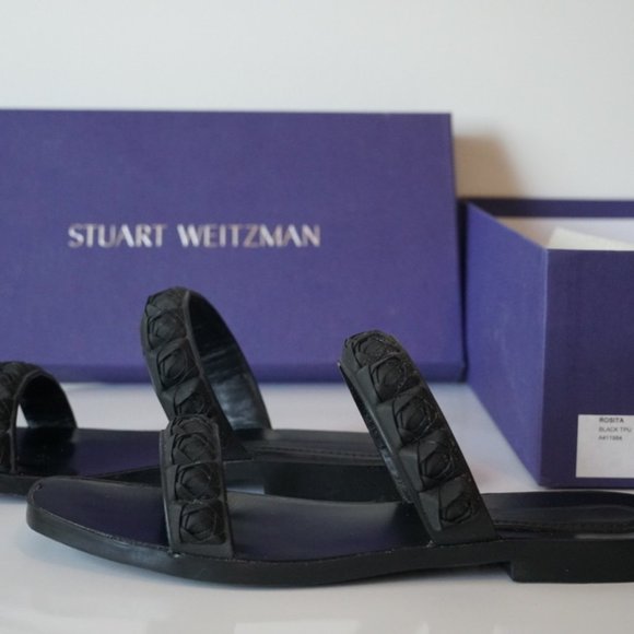 Stuart Weitzman Rosita Slide Sandal SZ 9 - Picture 3 of 7